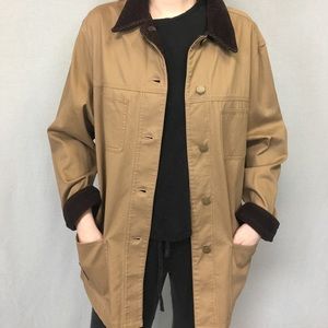 Ralph Lauren Corduroy Collar & Cuff Worker Jacket